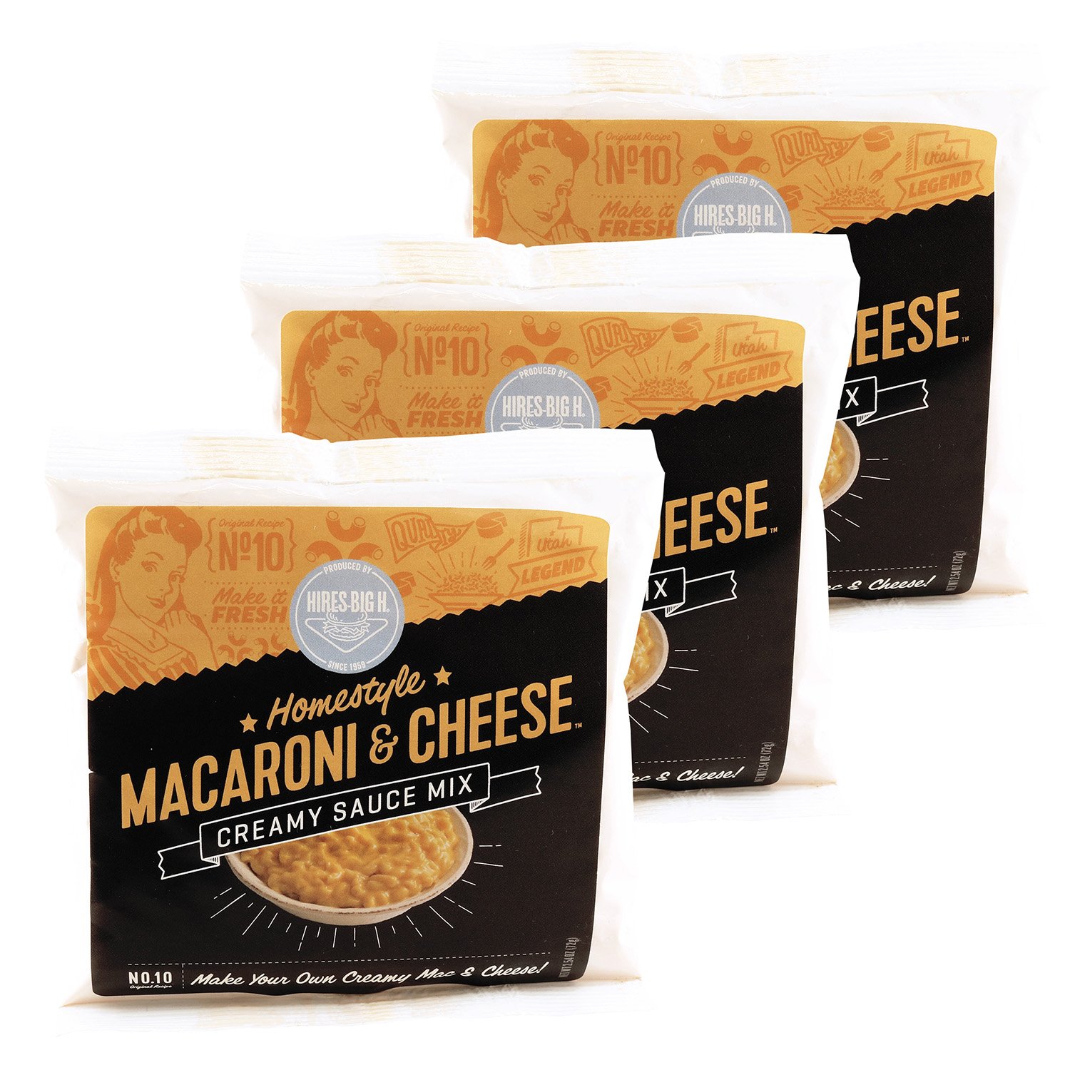 Hires Big H - Macaroni and Cheese Mix - 3 Pack