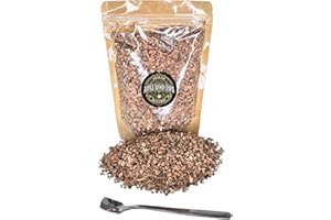 G & J'S FINEST Apple Wood Chips for Cocktail Smoker; Smoked Whiskey/Bourbon/Old Fashioned Drinks - Extra Fine Sawdust Shavings for Cocktail Smoking Guns, Smoke Box, BBQ - 5oz Gift Bag & Spoon By G&J's Finest