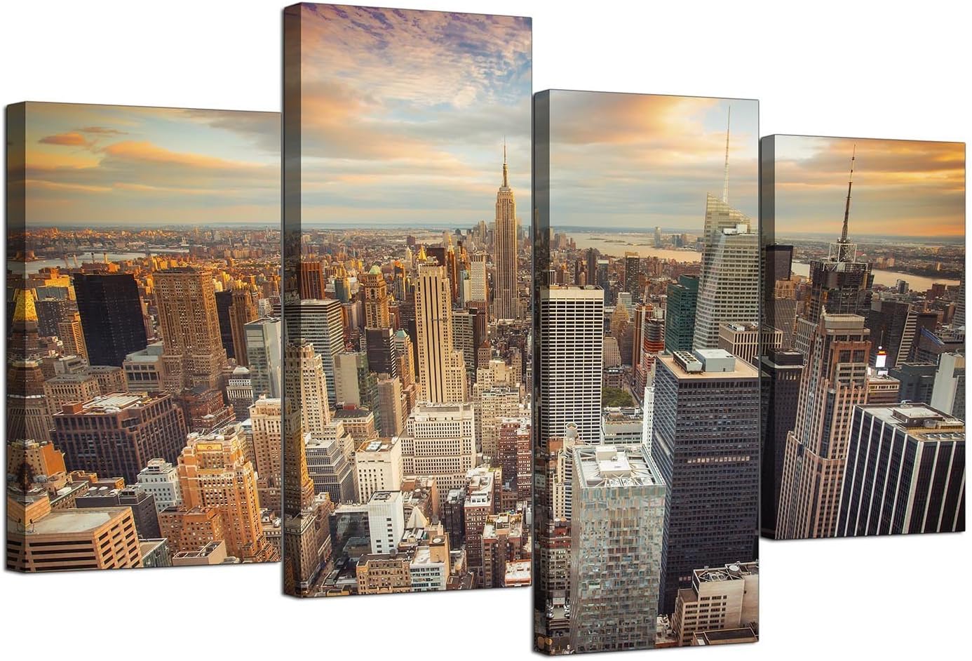 Wallfillers Canvas Prints of New York Skyline for your Living Room 4