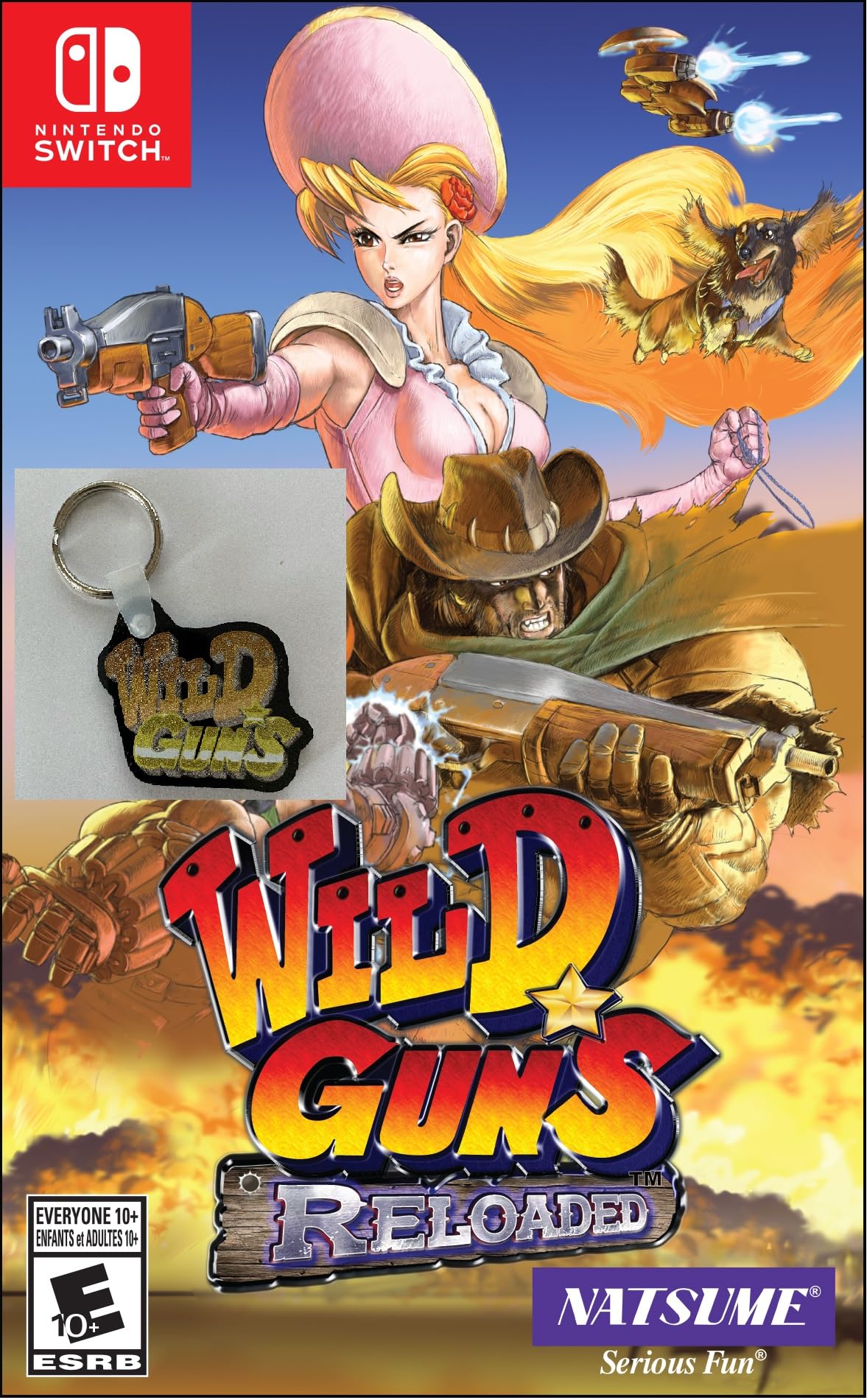 Wild Guns Reloaded with BONUS Keychain for Nintendo Switch