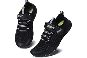 Caitin Boys Girls Water Shoes Quick Drying Aqua Beach Pool Swim Lightweight Athletic Sneakers for Little Big Kids
