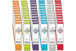 Gatorade G Zero Powder - Electrolytes Powder Packets Variety - 60 Pack - 6 Flavor - Glacier Freeze, Orange, Grape, Fruit Punch, Lemon Lime & Glacier Cherry - GARIZZE Assortment
