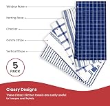 Trade Fountain 5 Pack Kitchen Towels 19x27 Pure Cotton Extra Large view 3