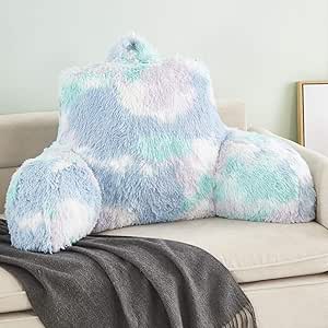 furry bed rest pillow