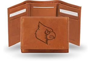 Rico Industries NCAA Alabama Crimson Tide Embossed Leather Trifold Wallet, Tan