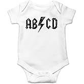 ABCD Alphabet Rock And Roll - Funny Baby Essentials Bodysuit - Baby Boy Clothes Newborn Outfits
