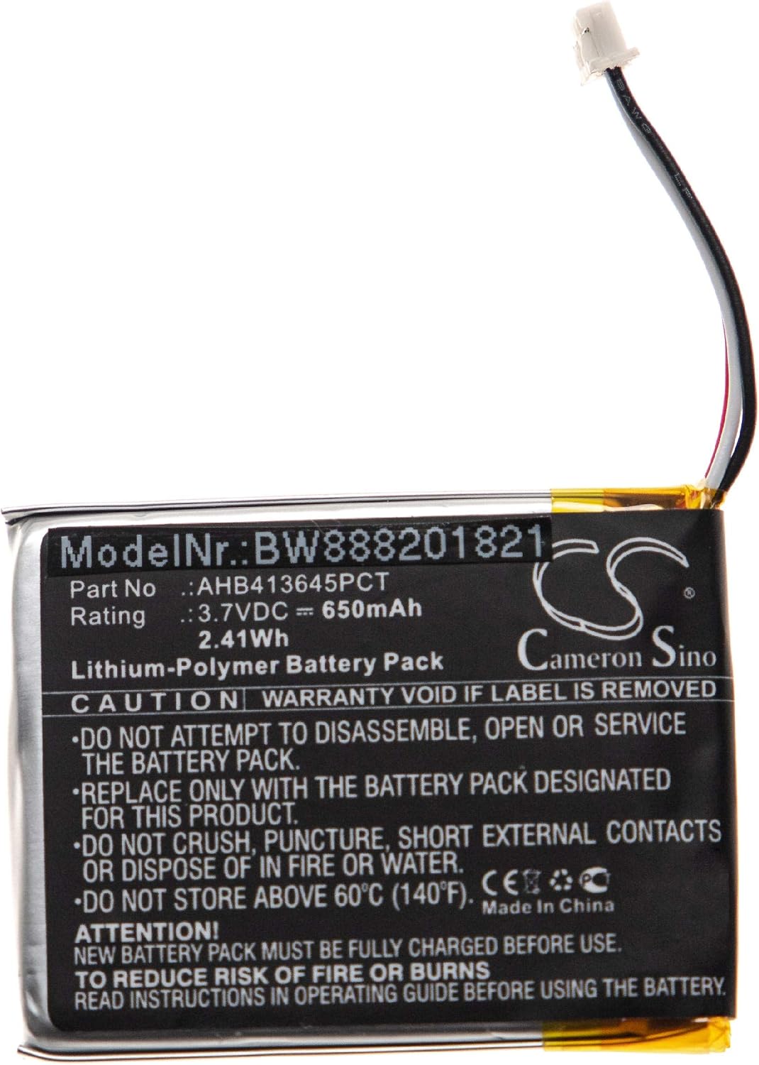 vhbw batteria compatibile con Sennheiser PXC 550 auricolari cuffie wireless  650mAh, 3,7V, Li-Poly Elettronica urban-earth.co.uk