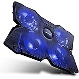 E-PRANCE [Laptop Cooling Pad] X4 17 Inch Laptop Cooler with 4 Fans at 1200 RPM,Ultra-Portable,Light Weight