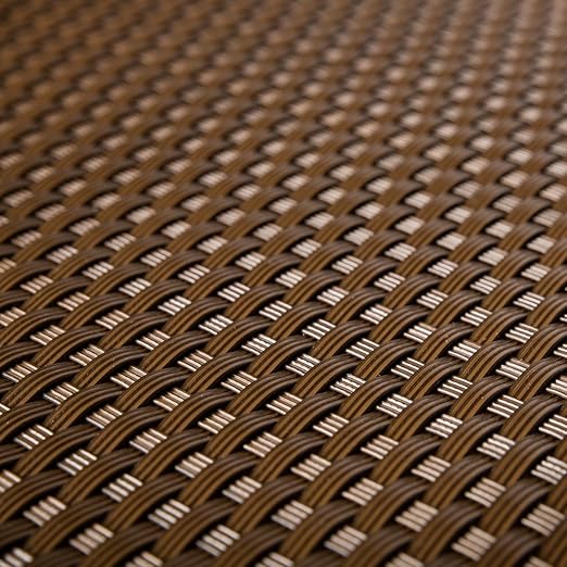 Haga® PE-Rattan Terrassen Balkon Sichtschutz hellbraun 2m breit (Meterware)