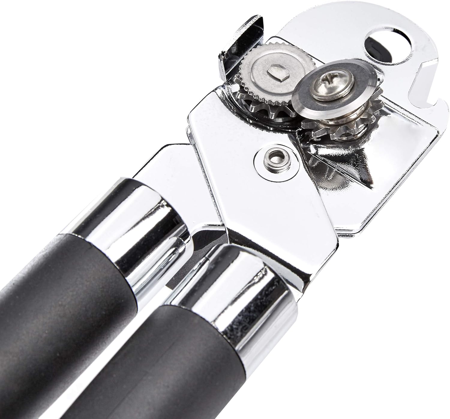 Basics Can Opener, Black Soft Grip Handle: Kitchen & Dining