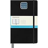 Moleskine Classic Expanded Notebook, Hard Cover, Large (5" x 8.25") Dotted, Black, 400 Pages