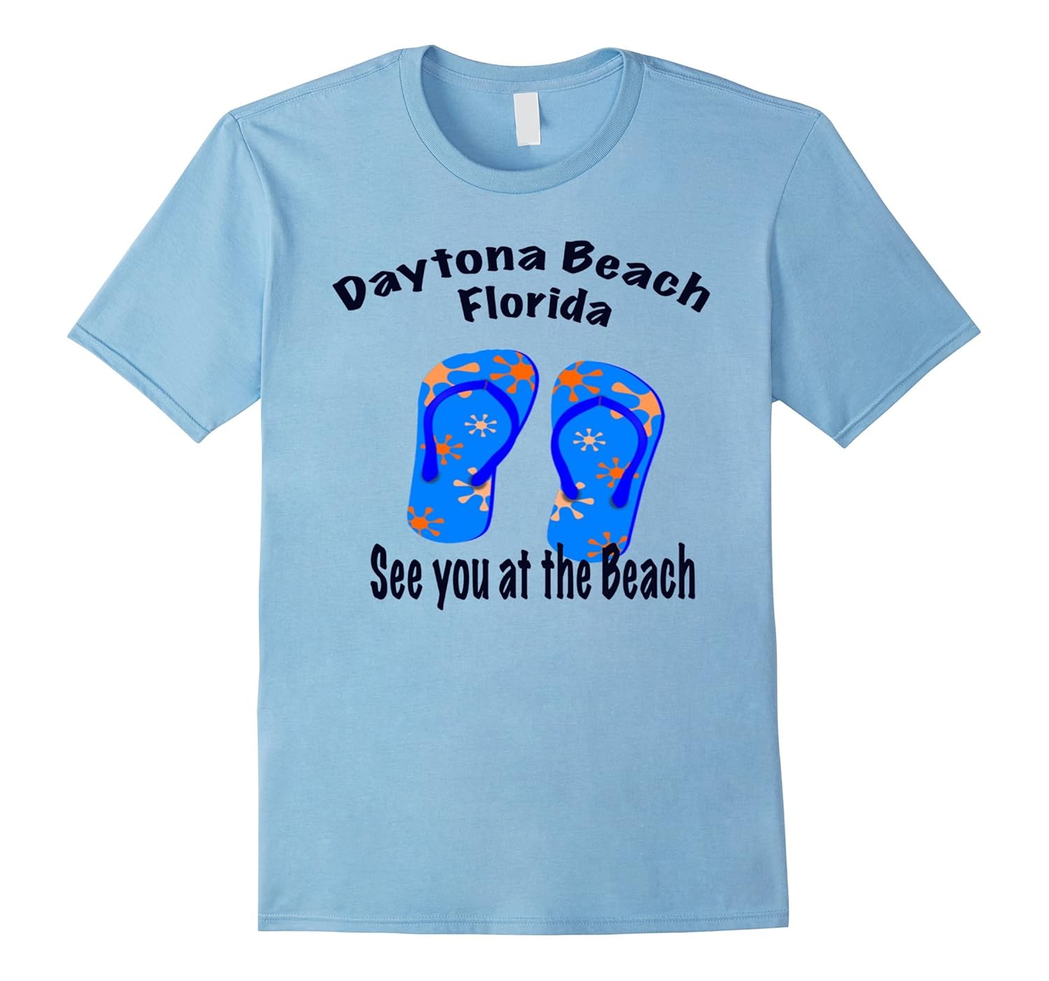 Daytona Beach, Florida beach tee shirt-Rose