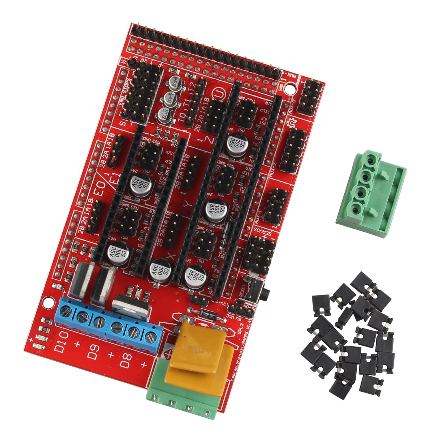 HALJIA 3D Printer Controller Board For RAMPS 1.4 Reprap Mendel Prusa