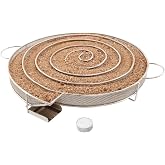Realcook 13" Cold Smoke Generator, Smoking on Any BBQ Grill/Smoker 24 Hrs | Stainless Steel Cold Smoker Tray Generator, Perfect for Smoked Salmon/Cheese Smoldering with Sawdust, Hot Smoking