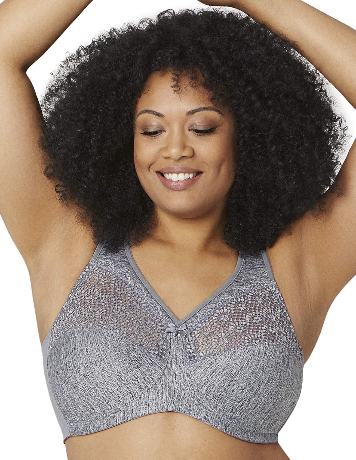 Glamorise Women's Full Figure MagicLift Moisture Control Wirefree Bra # 1064 at  Women’s Clothing store