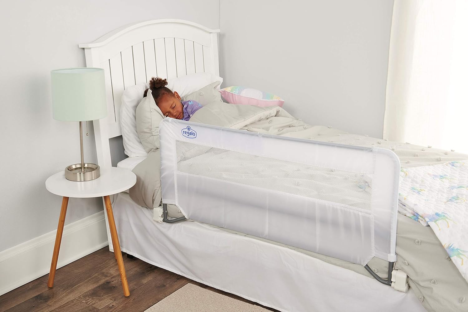 Regalo Swing Down Bed Rail Guard, with Reinforced Anchor Safety System : Childrens Bed Safety Rails : Baby