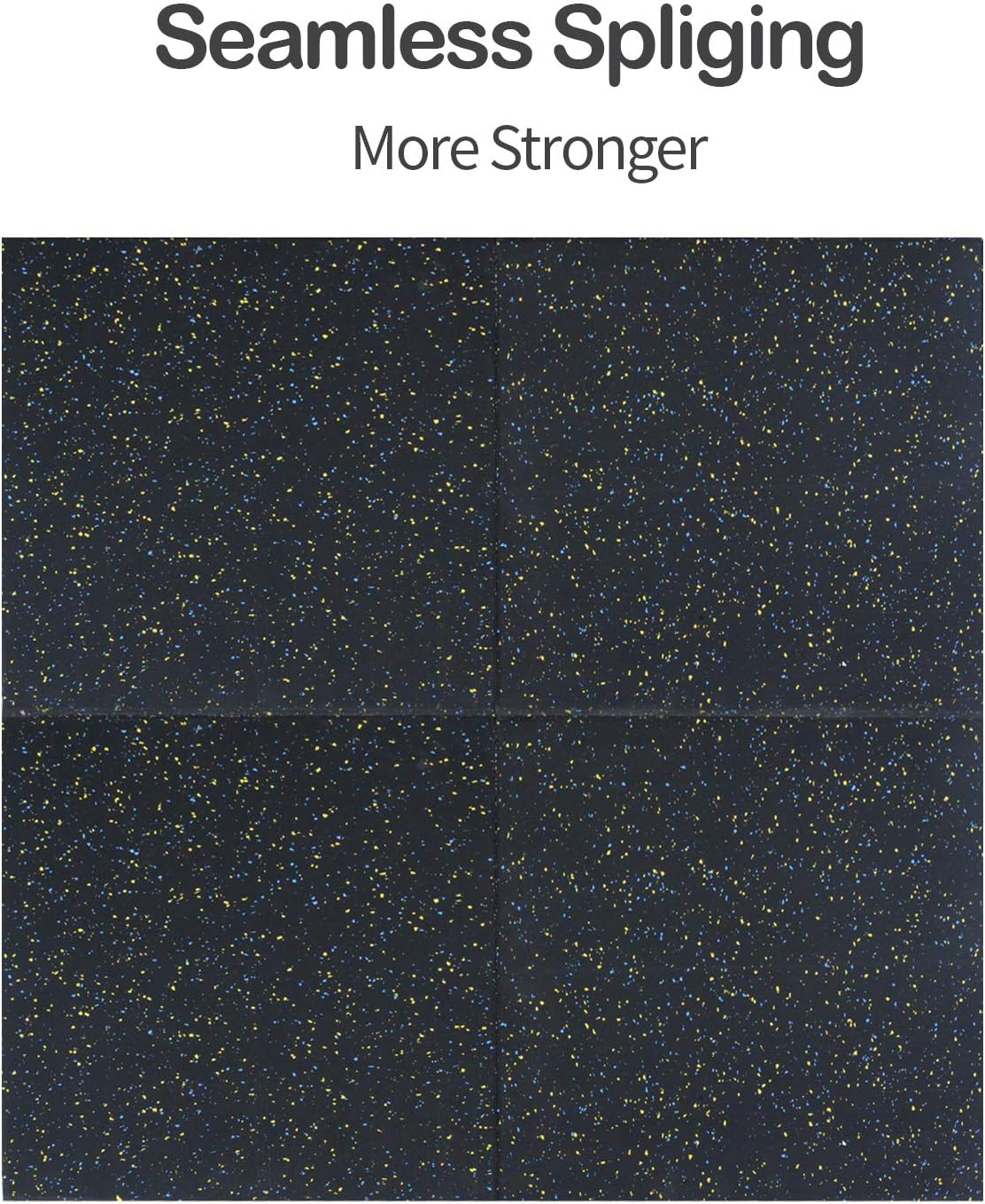 Nisorpa Eco-Sport Floor Tiles 20x20'' Heavy Duty Interlocking Floor Mat 1in Rubber Playground Tile Indoor Protective Gym Covering Anti-Slip Exercise Flooring for Home Workout Bodyweight : Sports & Outdoors