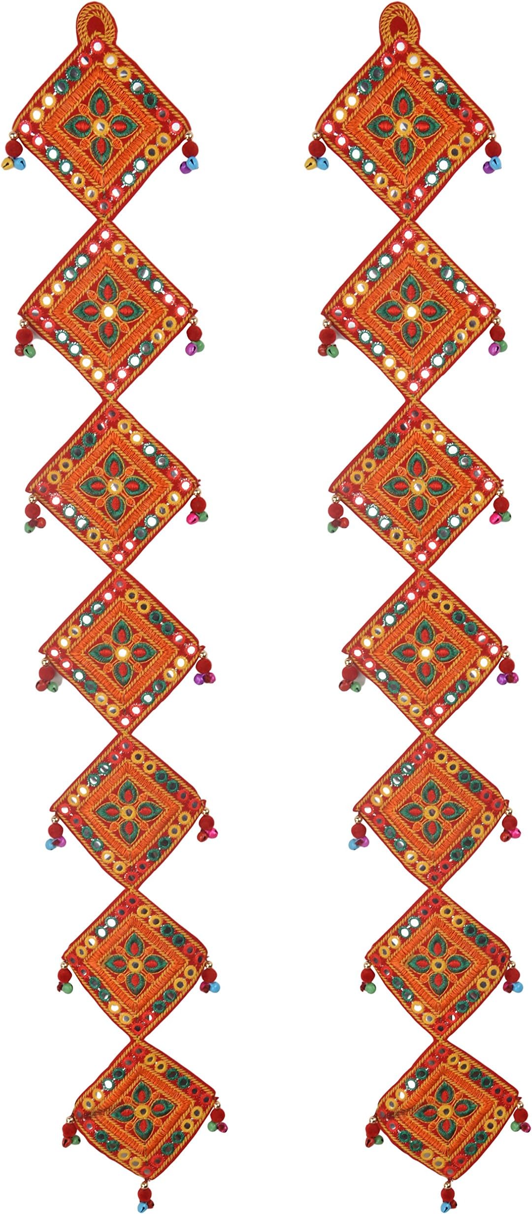 AMP Crafts Aluminum Door Hangings (31.5 x 29 x 5 cm, Multicolour)