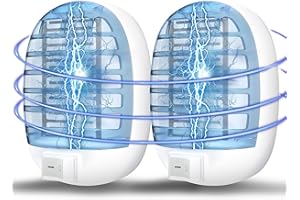 NYATNO Indoor Bug Zappers, Fly Traps for Indoors, Insect Traps for Home Mosquito Killer for Kids & Pets, Home, Kitchen, Bedroom, Baby Room, Office (3 Packs)