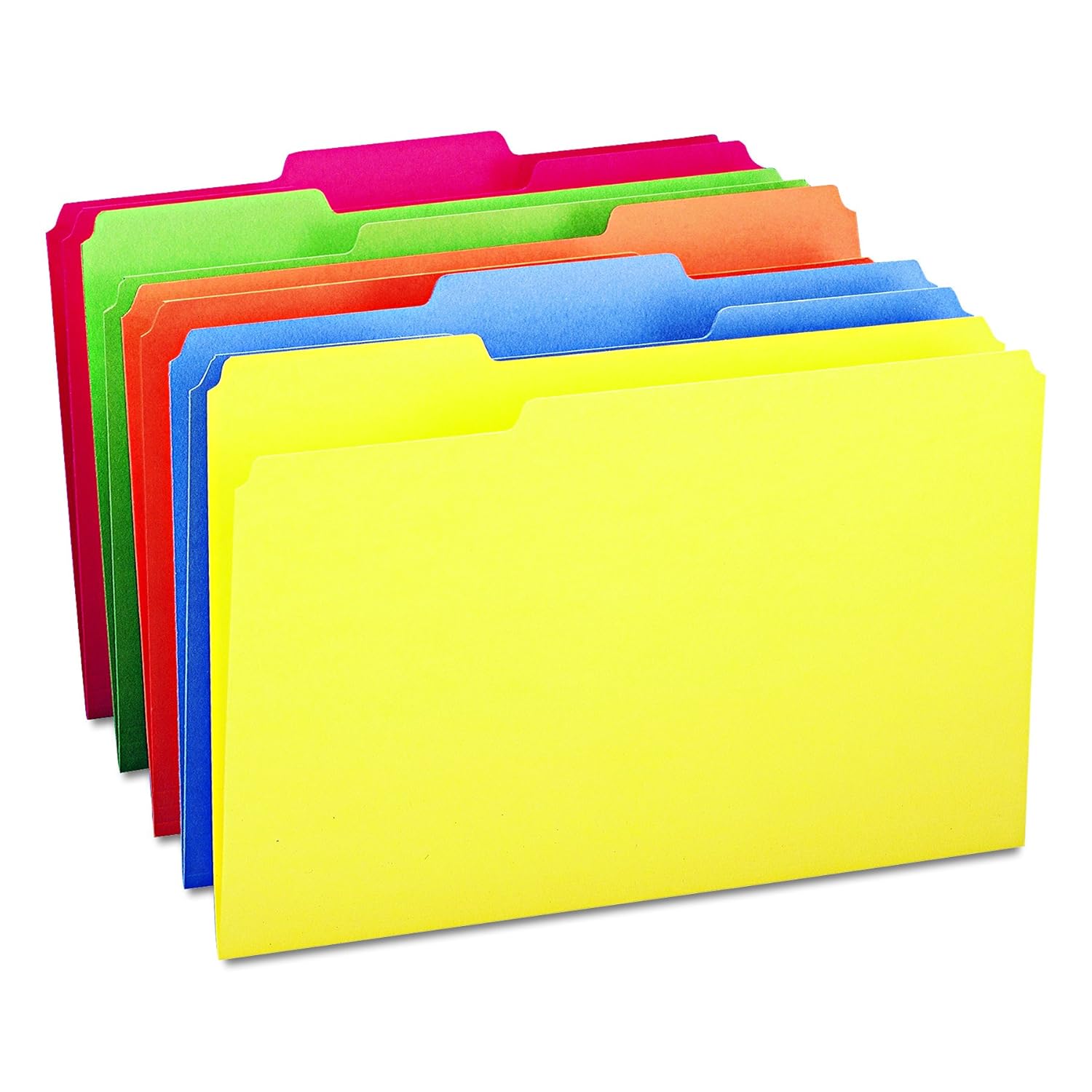 Smead File Folder, 1/3-Cut Tab, Legal Size, Assorted Colors, 100 per ...