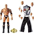 Mattel WWE Ultimate Edition Action Figure & Accessories, 6-inch The Rock Collectible Set, Swappable Heads & Hands, 30 Articulation Points