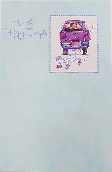 Amazon Com For The Happy Couple To The Bride And Groom Congratulations And Best Wishes Greeting Card May Your Wedding Day Be The Beautiful Beginning Of A Wonderful Life Together