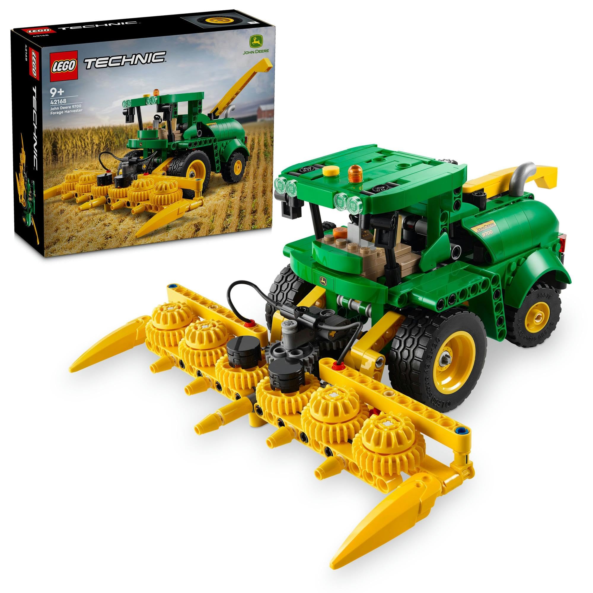 レゴ(LEGO) テクニック John Deere 9700 Forage Harvester おもちゃ 玩具 プレゼント ブロック 男の子 女の子 子供 8歳 9歳 10歳 11歳 小学生 はたらくくるま 働く車 車 プラモデル 42168