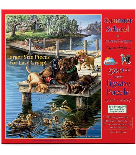 Schmidt Spiele 58572 Mark Frederickson, Cane Love, Labrador marrone in freddo bagnato, puzzle da 1000 pezzi, Multicolore
