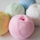 Korbond Baby Mint Green Yarn 2 x 100g Acrylic Knitting Crochet 200g 580m view 4