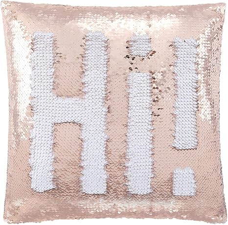 Ankit Mermaid Pillow With Insert Sparkling Champagne Gold With