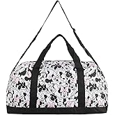 Disney Minnie Mouse All-Over Print White 21” Packable Duffel