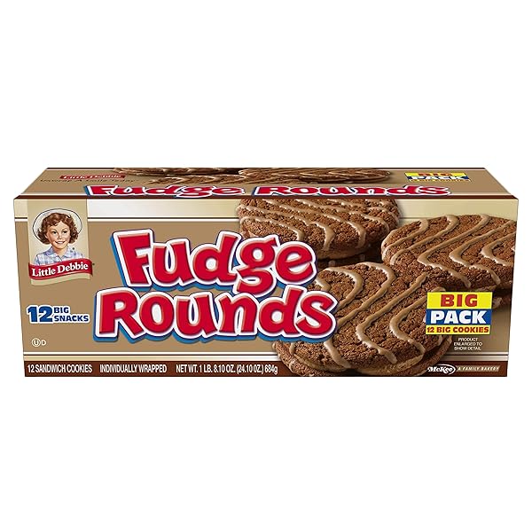 LITTLE DEBBIE INDIVIDUALLY WRAPPED FUDGE ROUNDS