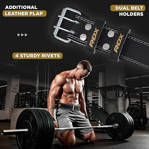 Cinturon Fitness Gym Exercise Workout, Inch Leather Rdx Weight