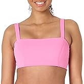 Amazon Essentials Women's Active FormFlex Buttery Soft Light Support Bandeau Sports Bra with Adjustable Straps