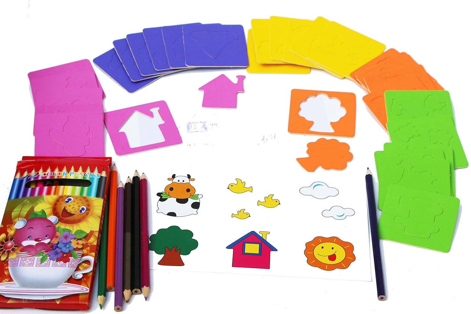 Toys of Wood Oxford stencil legno ART kit artigianale Amazon Giochi e giocattoli