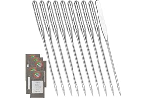 APACALI 50 Pcs Embroidery Sewing Machine Needles Size 90/14 130/705H HAx1 Sewing Needles for Brother Sewing Machine (5 Pack of 10 Needles)