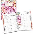 CRANBURY 2025-2026 Weekly and Monthly Academic Planner (Watercolor), 8.5 x 11 Calendar Planner with Tabs, Pockets, Bookmark, Use July 2025 to June 2026, Large Daily Date Book for School, Home & Office