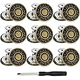 Jeans Buttons Replacement, Instant No Sew Buttons for Pants with Tool (Metallic, 20MM)