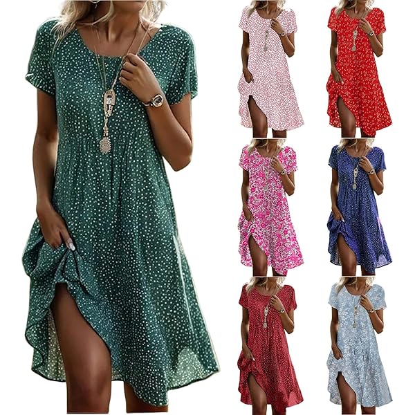 Summer Dresses for Women 2025 Casual V Neck Boho Maxi Dress Flowy Aline Cap Sleeve Print Dresses Beach Vacation Swing DressBeige,Small at Amazon Women's Clothing store Summer Dresses for Women 2025 Casual V Neck Boho Maxi Dress Flowy Aline Cap Sleeve Print Dresses Beach Vacation Swing DressBeige,Small at Amazon Women's Clothing store