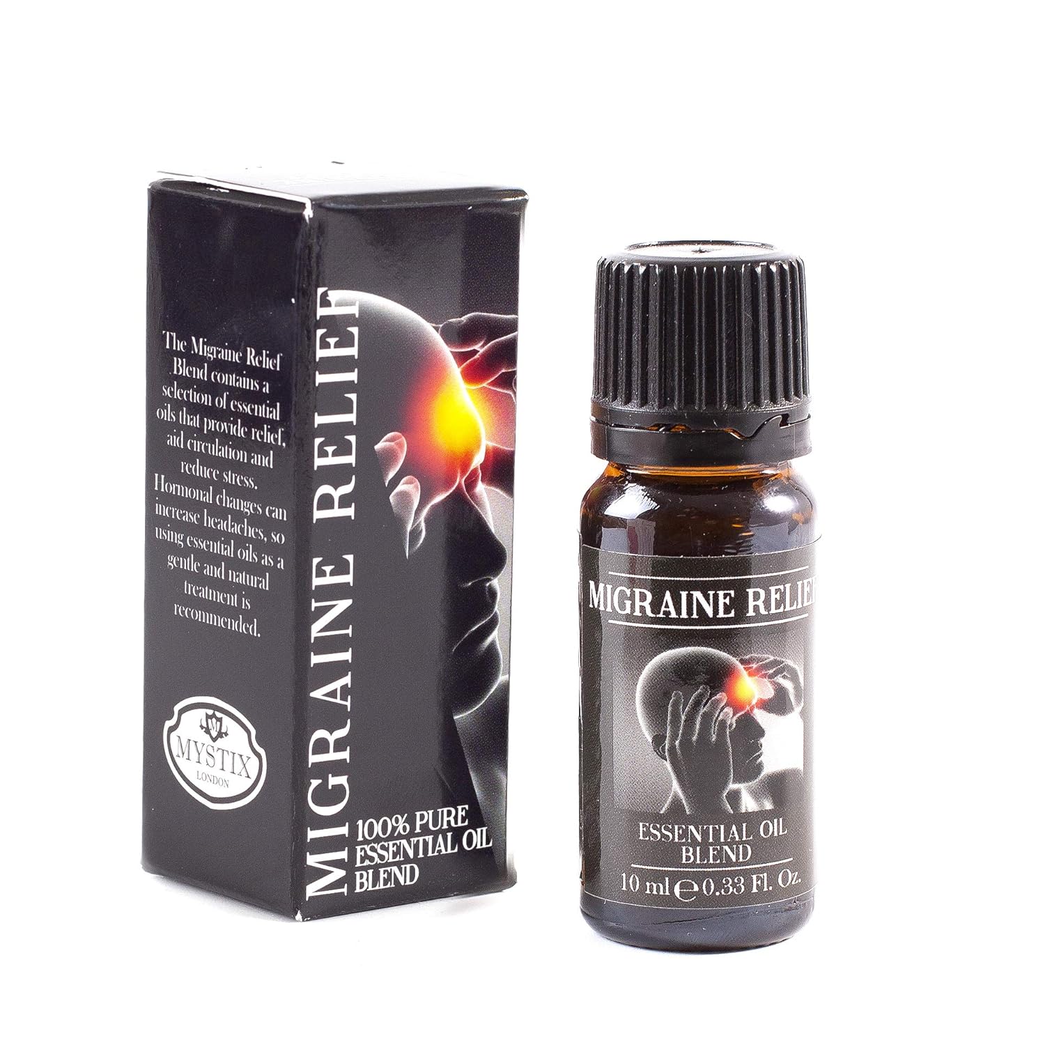 Mystic Moments Migraine Relief Essential Oil Blend 10ml Amazon