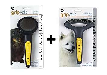 Buy Dog Grooming Brush And Comb Set Best Long And Short Hair Dog