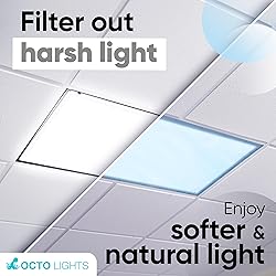 Fluorescent Blue Light Covers for Ceiling Lights