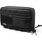 Mardingtop 600D/Cordura Tactical Molle Utility Pouch, Small Military Admin EDC Tool Organizer Bag