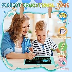 PYTTUR LCD Writing Tablet for Kids 10 Inch Colorful