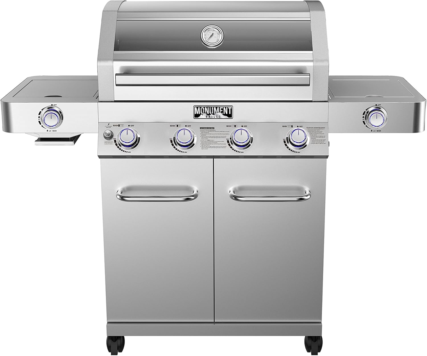 Review Monument Grills 35633 Stainless Steel 4 Burner Propane Gas Grill