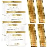 CHMI Under Eye Patches (200 Pairs) - 24K Gold Eye Patches for Puffy Eyes, Dark Circles, EyeBags and Wrinkles, Collagen Skin Care Products, Beauty & Personal Care