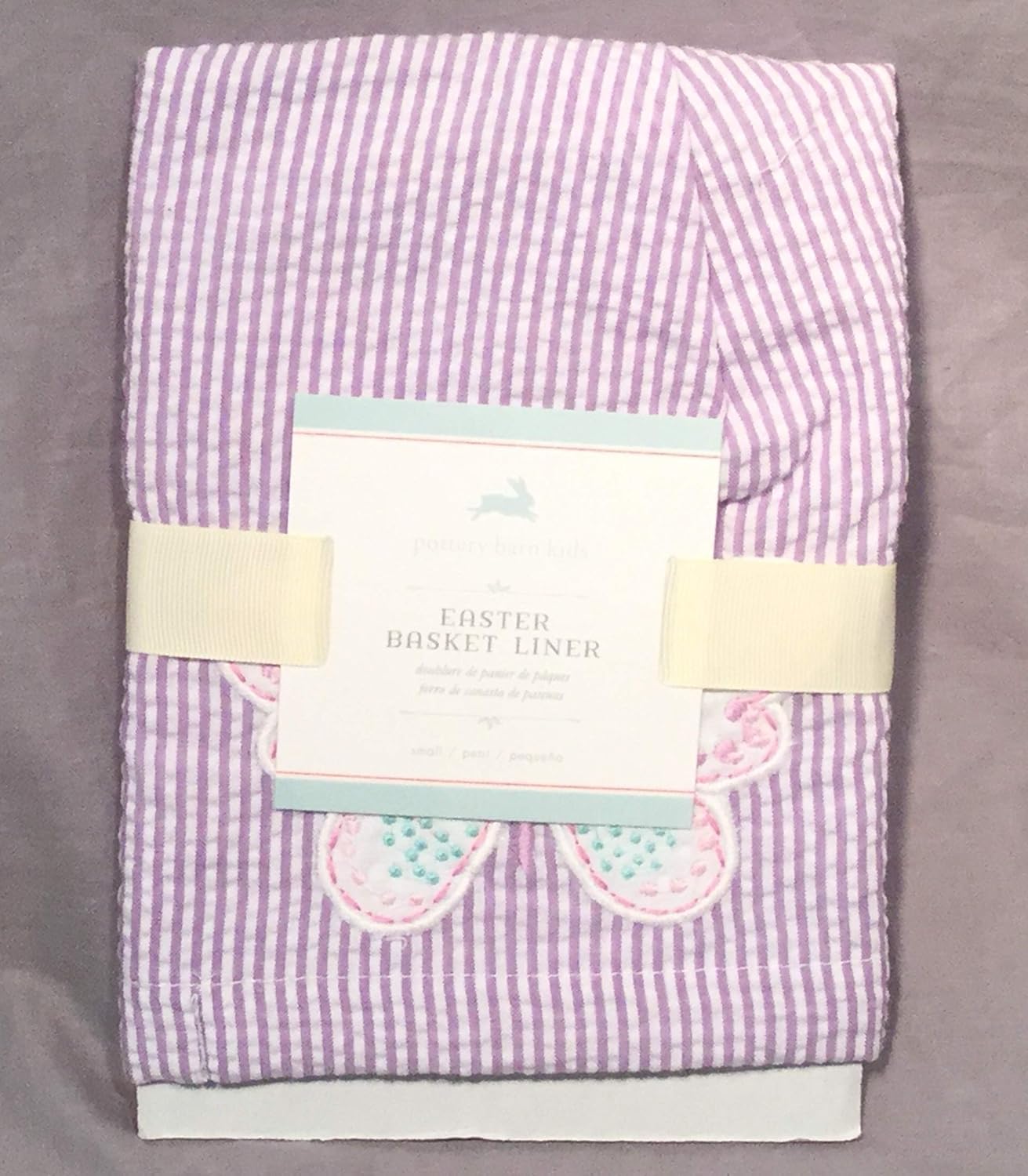 Amazon Com Pottery Barn Kids Lilac Seersucker Applique Butterfly