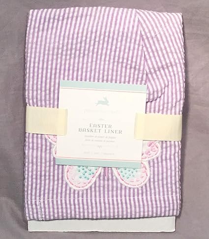 Amazon Com Pottery Barn Kids Lilac Seersucker Applique Butterfly