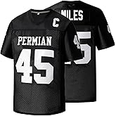 kioken Boobie Miles Jerseys #45 Permian Football Jersey Friday Night Lights for Men Black White