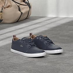Lacoste Men's Bayliss Sneaker, Navy/White, 9